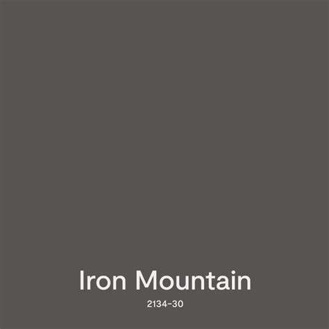 Benjamin Moore Iron Mountain