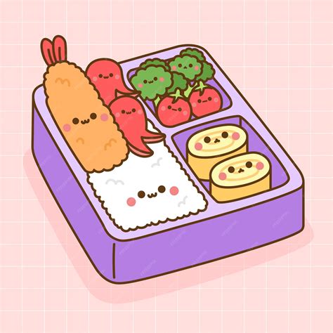 Bento Box Drawing
