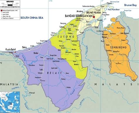 Bentuk Geografis Negara Brunei Darussalam