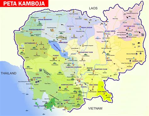 Bentuk Geografis Negara Kamboja
