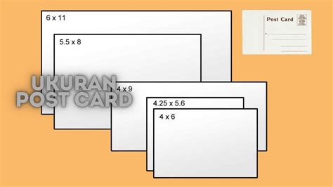 Berapa Ukuran Postcard