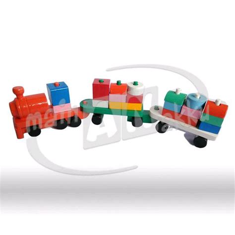 Berbagai Jenis Kereta Api Kayu Mainan