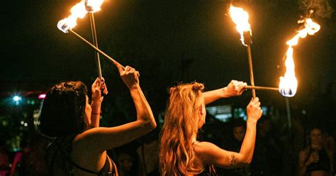 Berber Show Fire Eating
