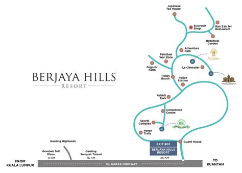 Berjaya Hills Map