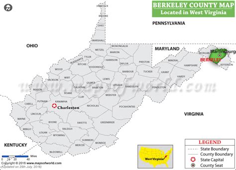 Vintage Map of Berkeley County, West Virginia 1894 by Ted's Vintage Art