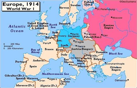 Political Map Of Europe In 1914 Map
