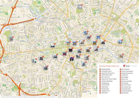 Berlin Tourist Map Printable
