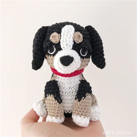 Bernese Mountain Dog Crochet Pattern