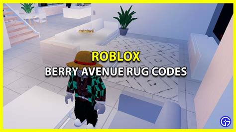 Berry Avenue Rug Codes - Roblox June 2023 -
