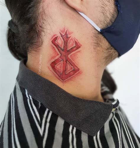 Berserk Neck Tattoo