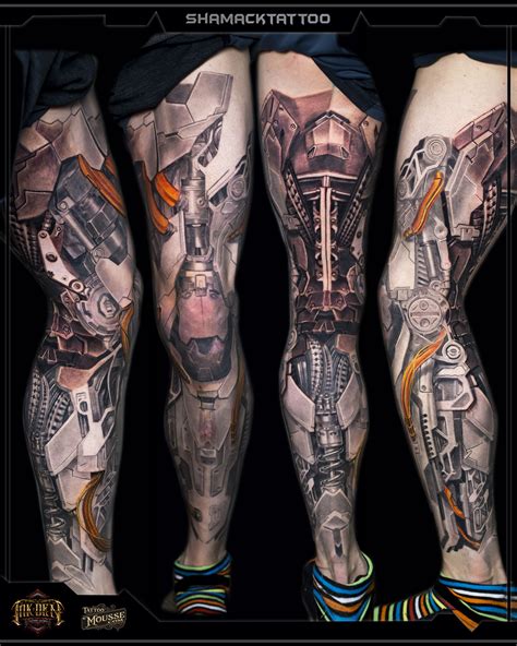 45 Best Biomechanical Tattoos Designs [ 2017 Collection ]