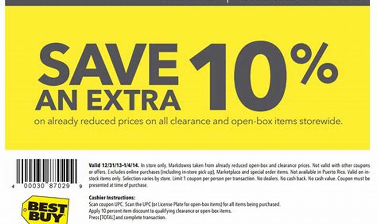 Best Buy Coupons 2024