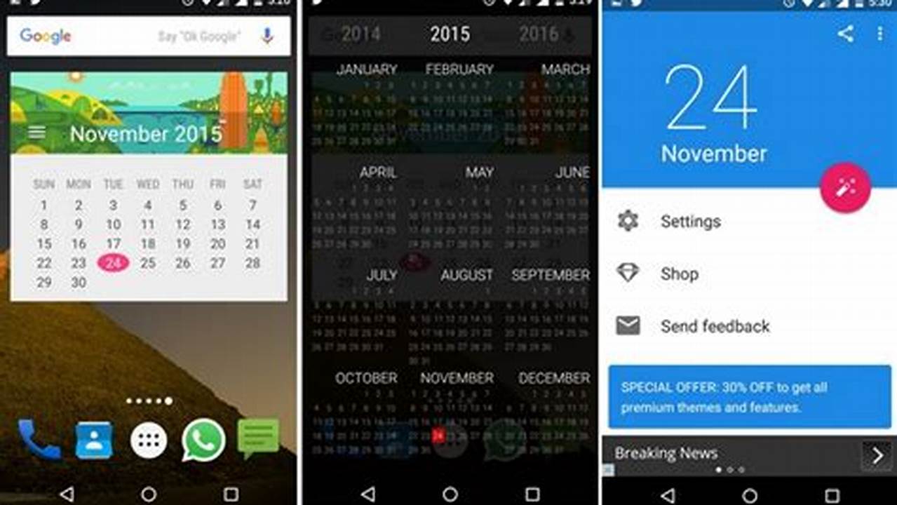 Best Calendar Widget Android