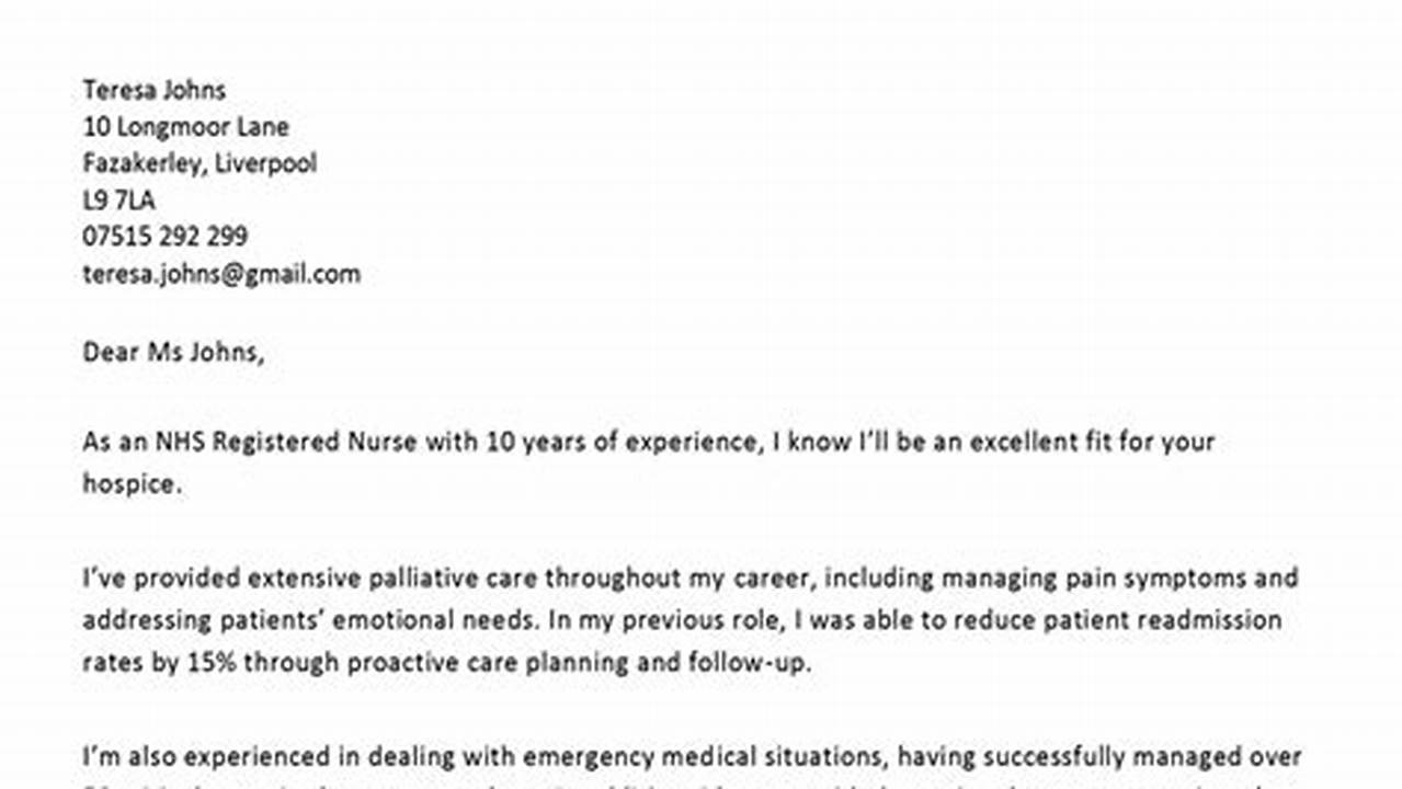 Best Cover Letter Examples 2024 Examples