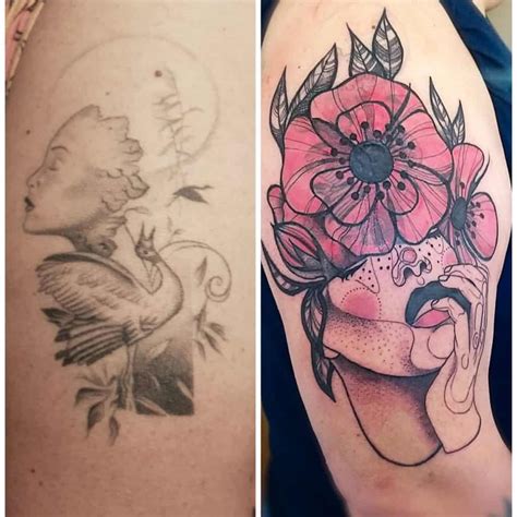 Hot Air Balloon coverup tattoo by the best cover up tattoo