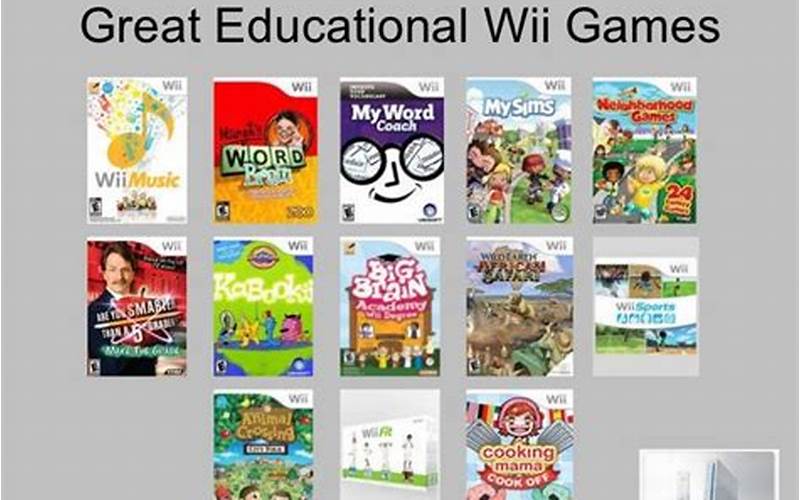 Best Educational Wii Games