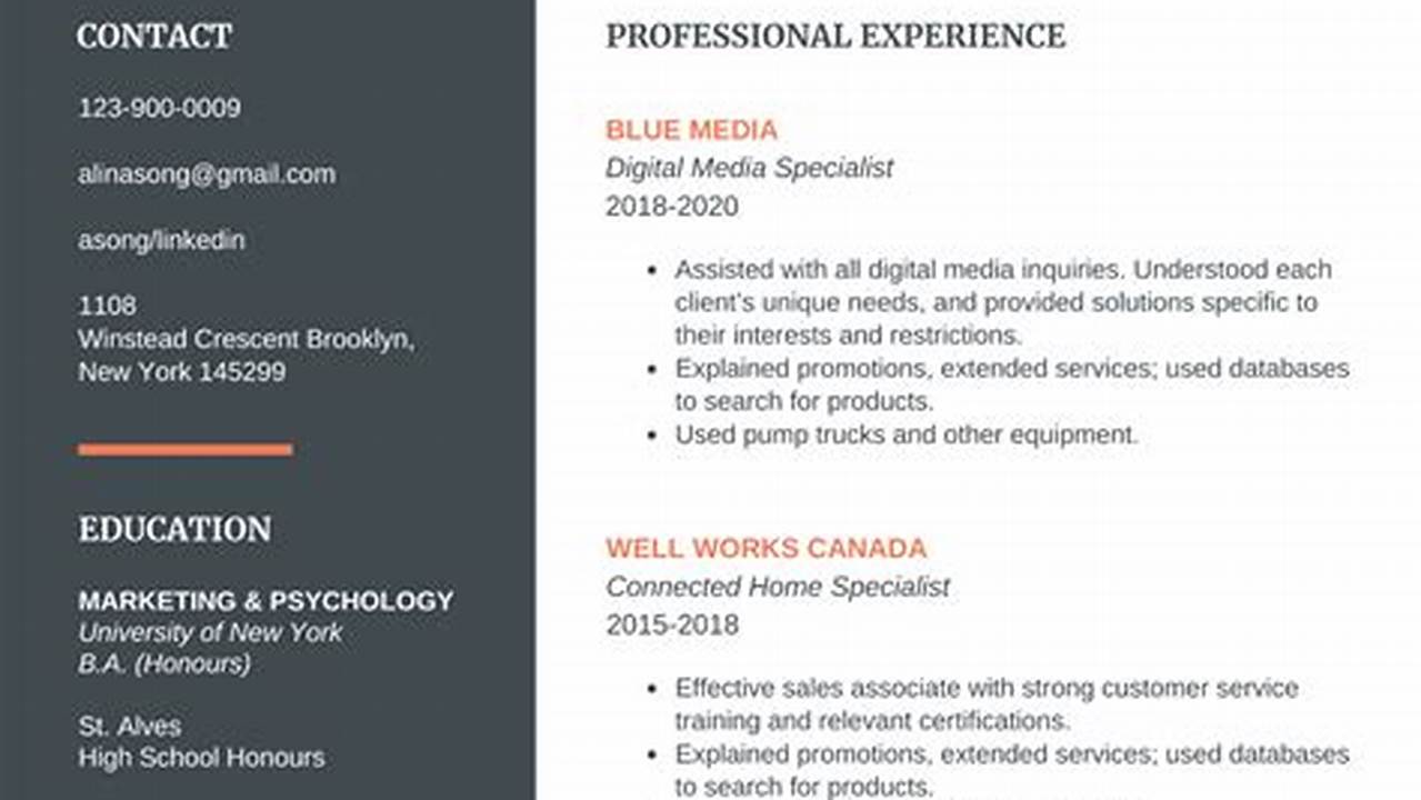 Best Font For Resume 2024