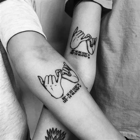 Sister tats Friend tattoos, Best friend symbol tattoo