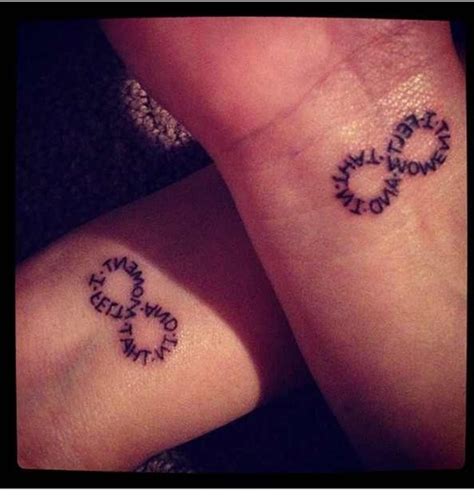Matching best friend wrist tattoos. WristTattoos Bff
