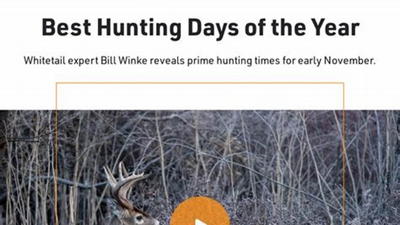 Best Hunting Days October 2024
