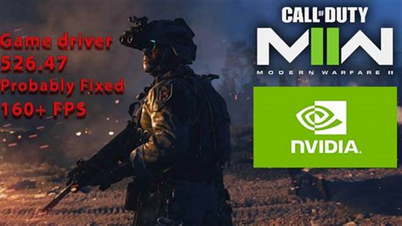 Best Nvidia Driver For Mw2 2024
