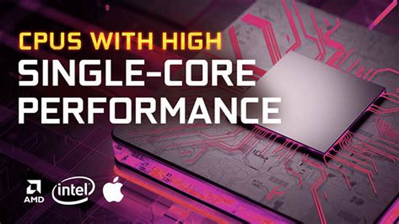 Best Single Core Processor 2024
