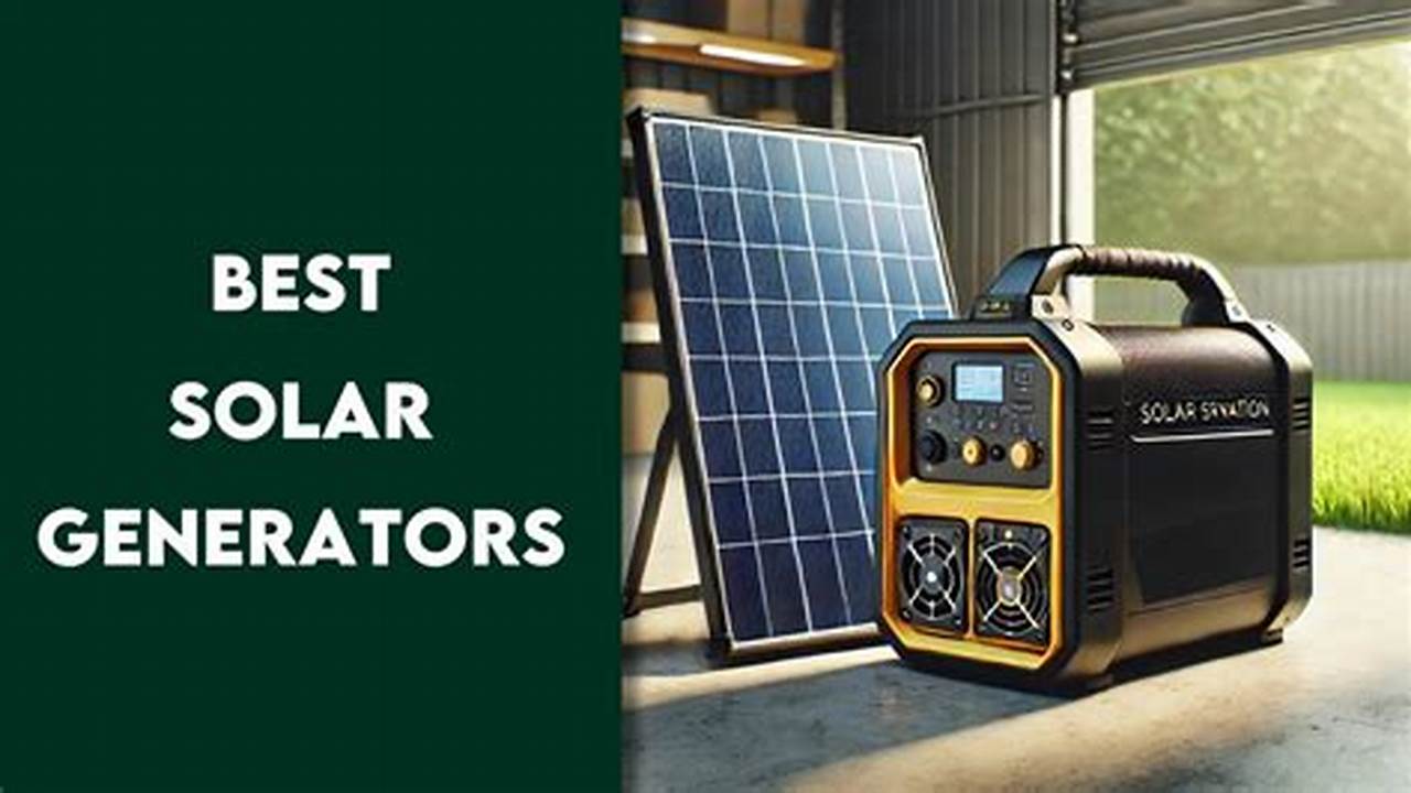 Best Solar Generator 2025