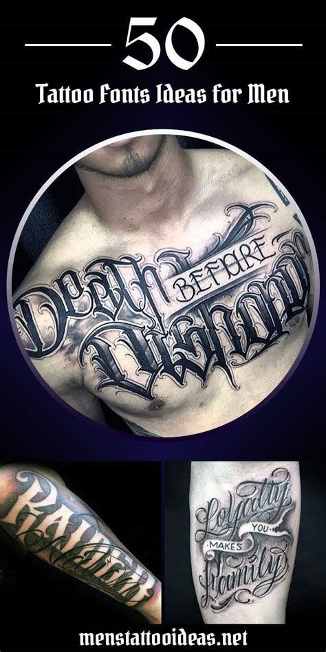 Best Tattoo Fonts for Men