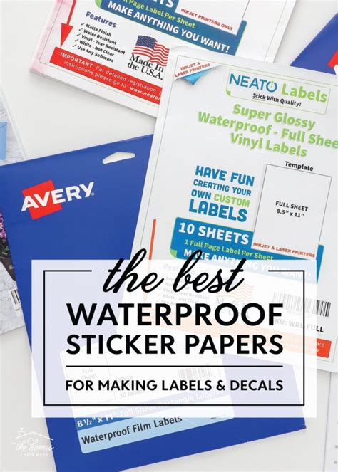 Best Waterproof Printable Sticker Paper