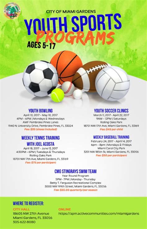New Youth Sports Programs