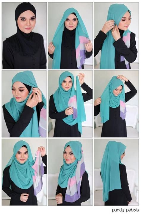 Best 25+ Easy hijab tutorial ideas on Pinterest Hijab tutorial, Hijab
style tutorial and
