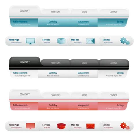 Best 36+ Css Navigation Menus Set