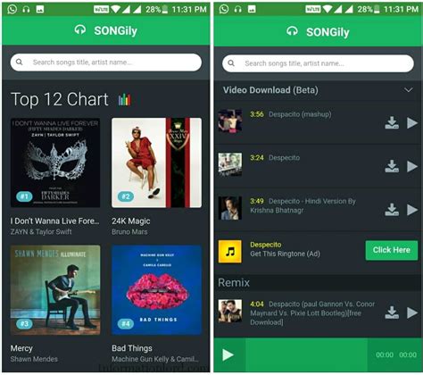 Best App For Android Music Video