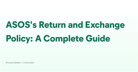 Best Asos Return Policy Tips And Guide
