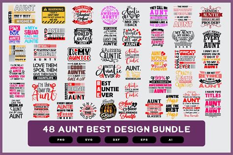 Download Best Aunt Design Files For Crafts