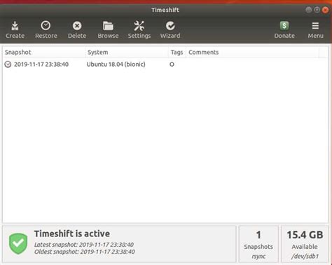 Best Backup App: Timeshift