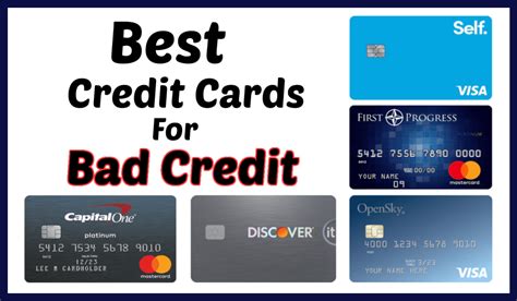 Best Bad Credit Credit Cards Available