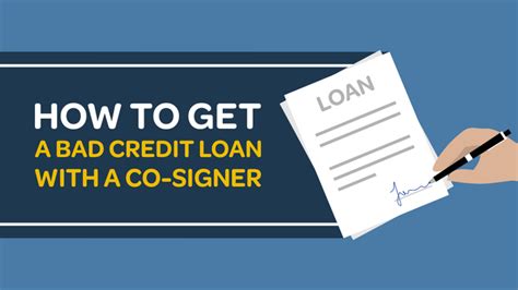 Best Bad Credit Loan With Cosigner