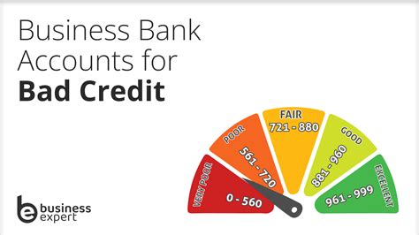 Best Bank Account For Bad Credit Rating