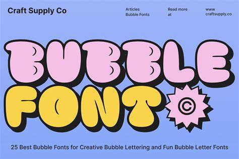 Best Bubble Font Generators