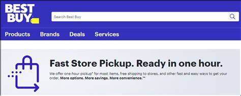 Best Buy In-Store Pickup Option