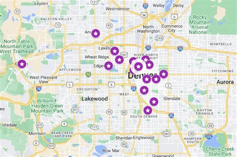 Large Denver Maps For Free Download And Print HighResolution And