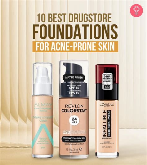 Best Drugstore Foundation For Acne