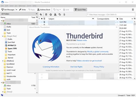 Best Email Client: Thunderbird