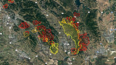 August Lightning Fires Napa Fires Grow to 31,500 Acres, Sonoma Fire