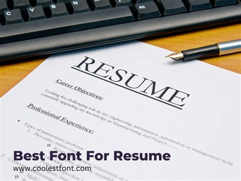Best Font For Electronic Resume