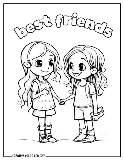 Best Friend Color Pages