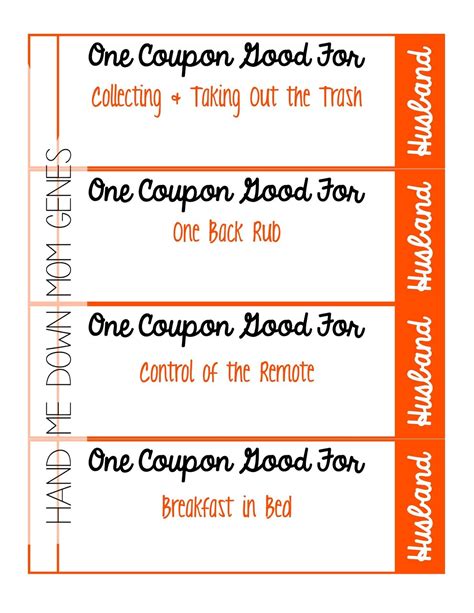 Best Friend Coupon Template
