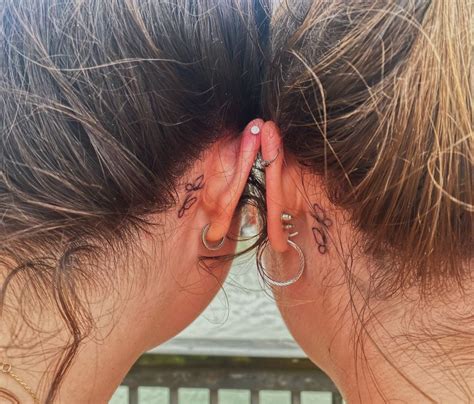 Best Friend Ear Tattoos