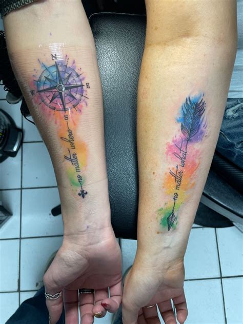 Best Friend Tattoos Compass
